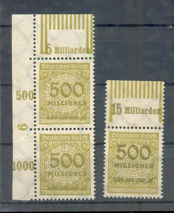 Dr-Infla 324 Wor/Por Mischtype** Mnh Postfrisch 118eur (44438