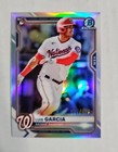 Luis Garcia 2021 Bowman Chrome RC #74 Rookie REFRACTOR 077/499 Nationals z27