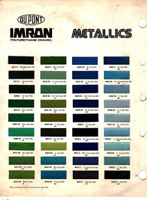 Dupont Imron Enamel Color Chart