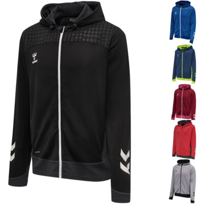 HUMMEL hmlLEAD ZIP Polyester HOODIE Kapuzenjacke Trainingsjacke Kinder 207412