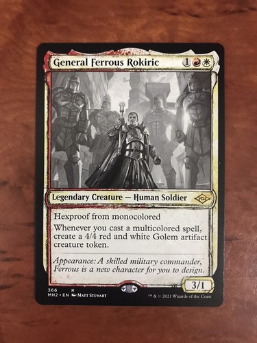 Magic: L'Adunanza - Generale Ferrous Rokiric (198) - Orizzonti Moderni 2