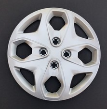 One New Am Wheel Cover Hubcap Replacement Fits 2011-2016 Ford Fiesta 15 Silver