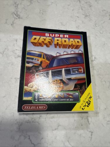 Atari Lynx Super Off Road - Rare - Tested, Authentic Fast shipping! CIB!