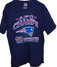 vintage 1996 New England Patriots Super Bowl t shirt XL