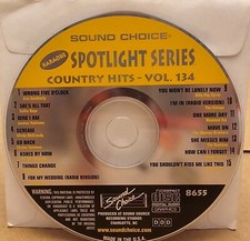 SC8655 COUNTRY HITS SOUND CHOICE KARAOKE LOT SH