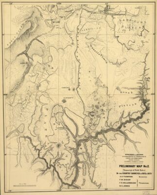 20'' x 24'' Map of Preliminary map no.2 of the country surveyed