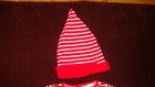 3 pc mixed lot Christmas outfit sz 6-9 mo Holliday shirt pants hat raindeer — photo 1