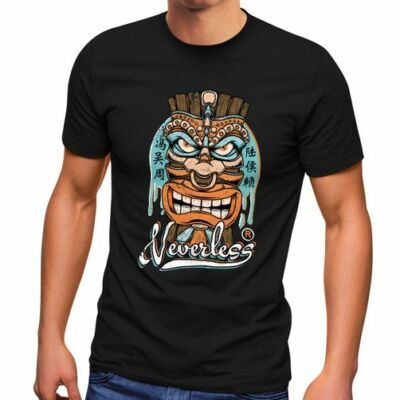 Men's Tiki Mask Totem Figure Hawaii Fashion Street Style Neverless  T-Shirt