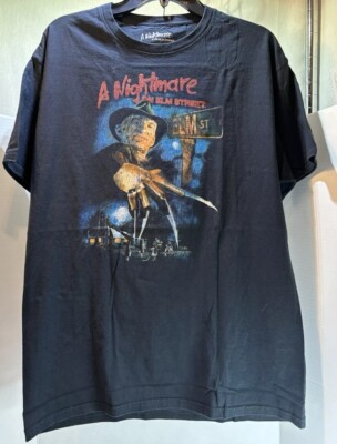 A Nightmare On Elm Street Large Graphic T Shirt