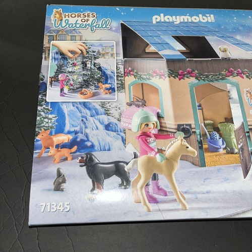 Playmobil 71345 Horses Of Waterfall Christmas Sleigh Advent Calendar NEW SEALED - Picture 12 of 14