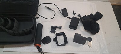 GoPro Hero 5 Black Edition Action Camera + Accessories LOT, CASE