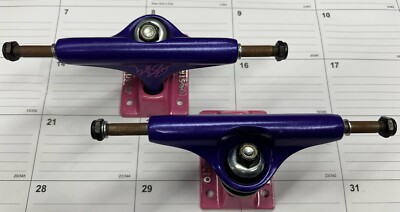 Brand New Bam Margera Pink And Purple Destructo Skateboard Trucks