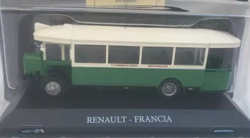 Renault Montparnasse Paris France Bus Rare Diecast Scale 1:72 With Stand - Image 3 of 3