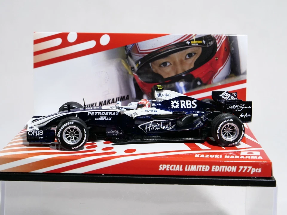 MINICHAMPS Kazuki Nakajima Petronas #8 Nuovo IN Scatola/Scatola 1/43 - Immagine 2 di 4