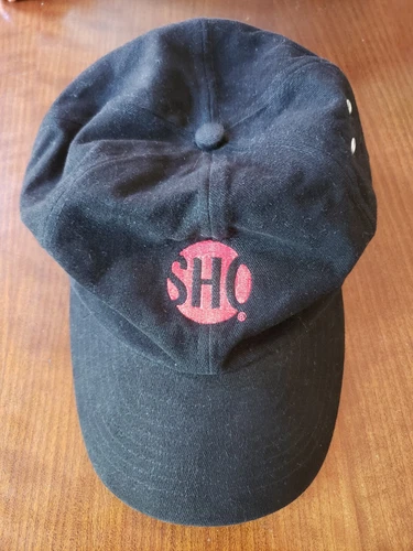 SHO Branded Showtime Black Vintage Promo Classic Cap Hat New Adjustable fit