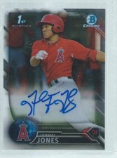 JAHMAI JONE 2016 BOWMAN 1ST ON CARD AUTO PROSPECT