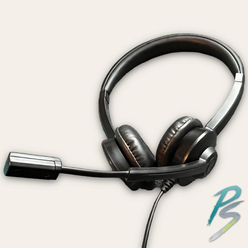 Wired USB & 3.5mm, Noise Canceling Headset w/ Microphone & Volume Control - Image 4 of 4