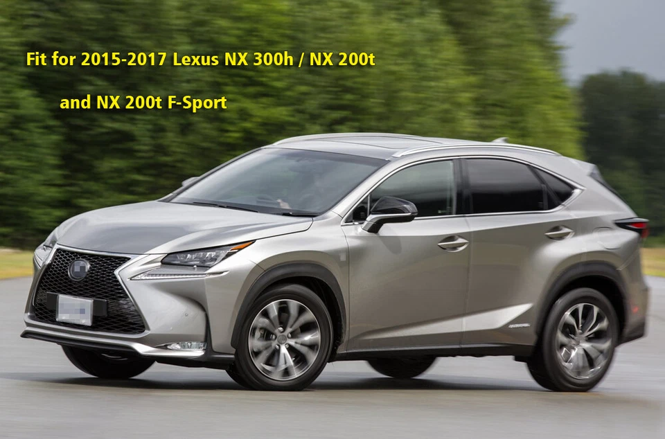 1 conjunto de para-lamas de carro protetor contra respingos para-lamas para 2015-2017 Lexus NX300h NX200t - Imagem 2 de 4