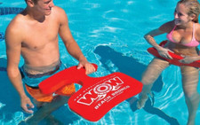 WaterSports Red Foam Saddle Float Sit Upright in the Pool and Relax 21"x20"x1.6"
