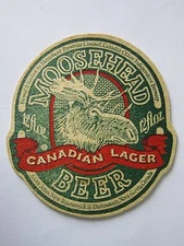 Beer Coaster ~*~ MOOSEHEAD Breweries Canadian Lager ~*~ Various CANADA Locations