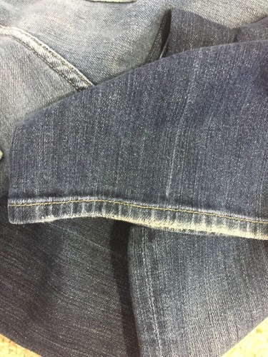 Women's 7 SEVEN FOR ALL MANKIND boot cut low rise denim blue JEANS Size 29 x 32 - Picture 11 of 12
