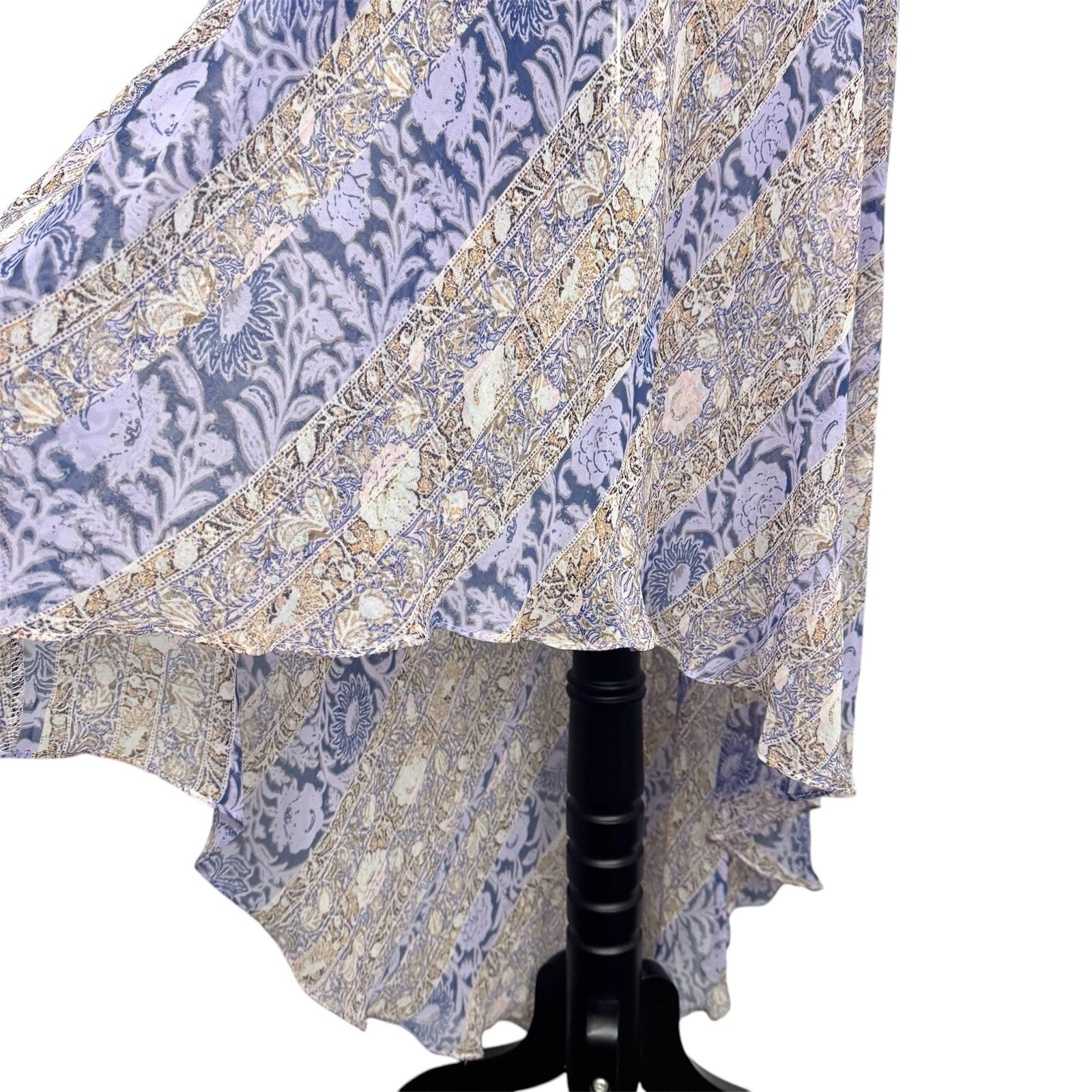 UNDERCOVER Maxi Abito Babydoll Asimmetrico Victoria’s Secret Taglia M Scollo a V Pizzo Trasparente