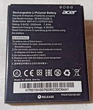 Original HANDY Akku BATTERIE 2000mAh für ACER Liquid Z410, BAT-A11
