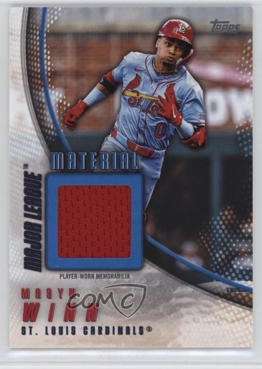 2025 Topps Series 1 Major League Material Blue 17/150 Masyn Winn #MLM-MW 1n5f