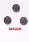 2009P ROOSEVELT DIMES SEMI-KEY!Circulated! LOT OF 3!