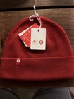 LULULEMON TEAM CANADA WOOL-BLEND REVERSIBLE BEANIE HAT~RED~S/M - NWT — photo 2