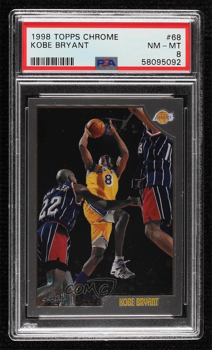 1998-99 Topps Chrome Kobe Bryant #68 PSA 8 HOF