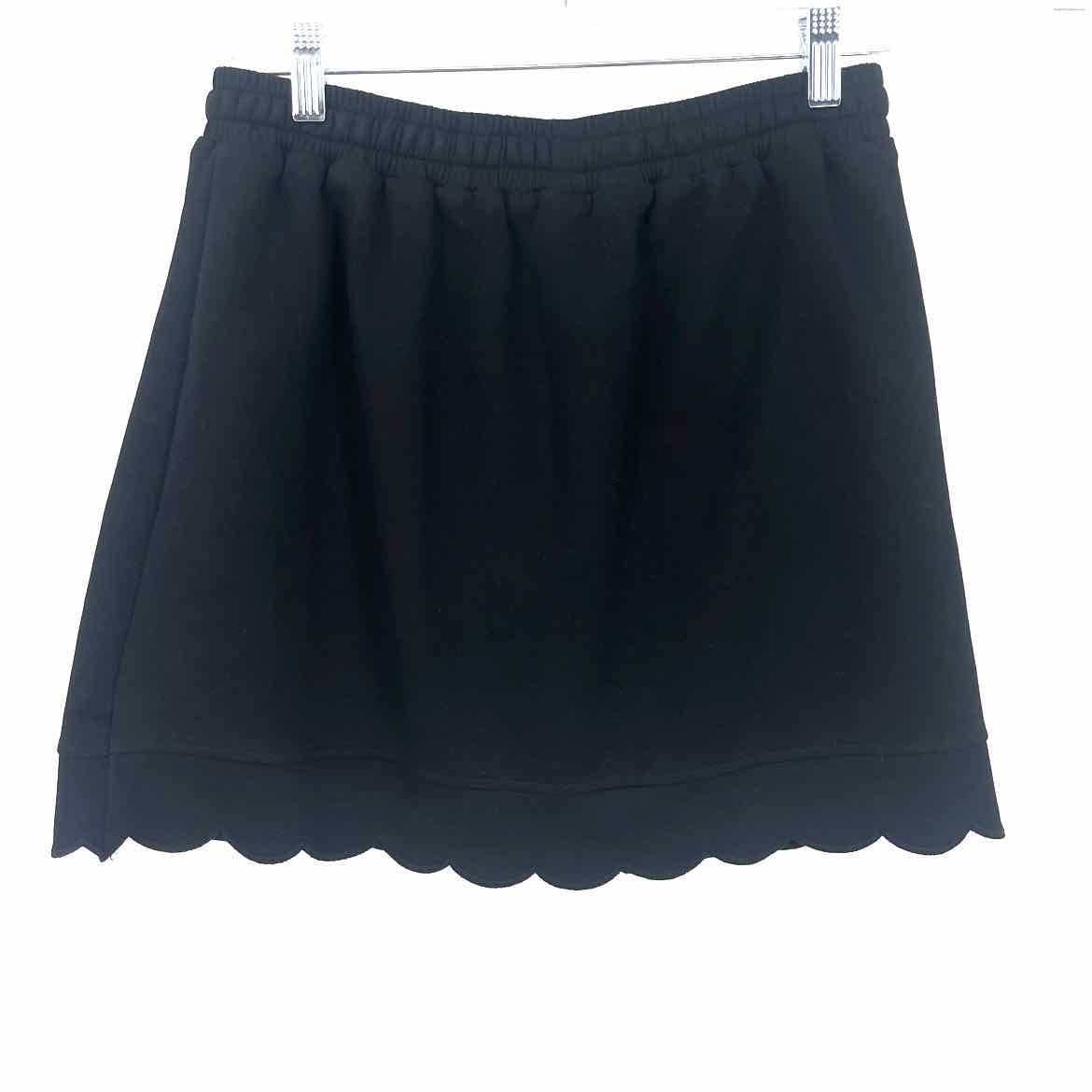 Size LARGE ENTRO Black Solid Skort - image 2