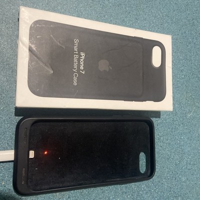 Apple iPhone 7 Smart Battery Case - Black in Original Box  Rare! Vintage Great