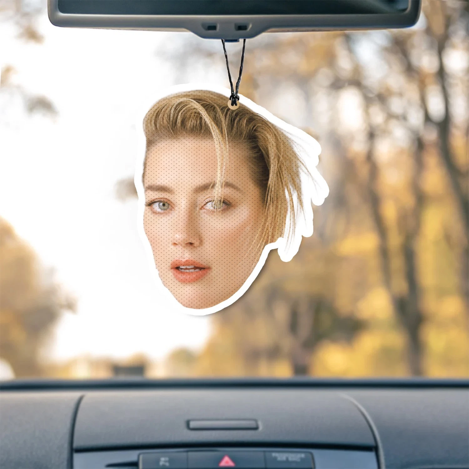 Amber Heard Unscented Hanging Car Air Freshener Freshie