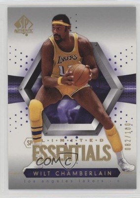 2004-05 SP Authentic SP Essentials Limited 82/100 Wilt Chamberlain #108 HOF 0o9