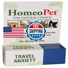 Homeopet Travel Anxiety Relief For Pets 450 Drops Per Bottle 1 Pack 849554