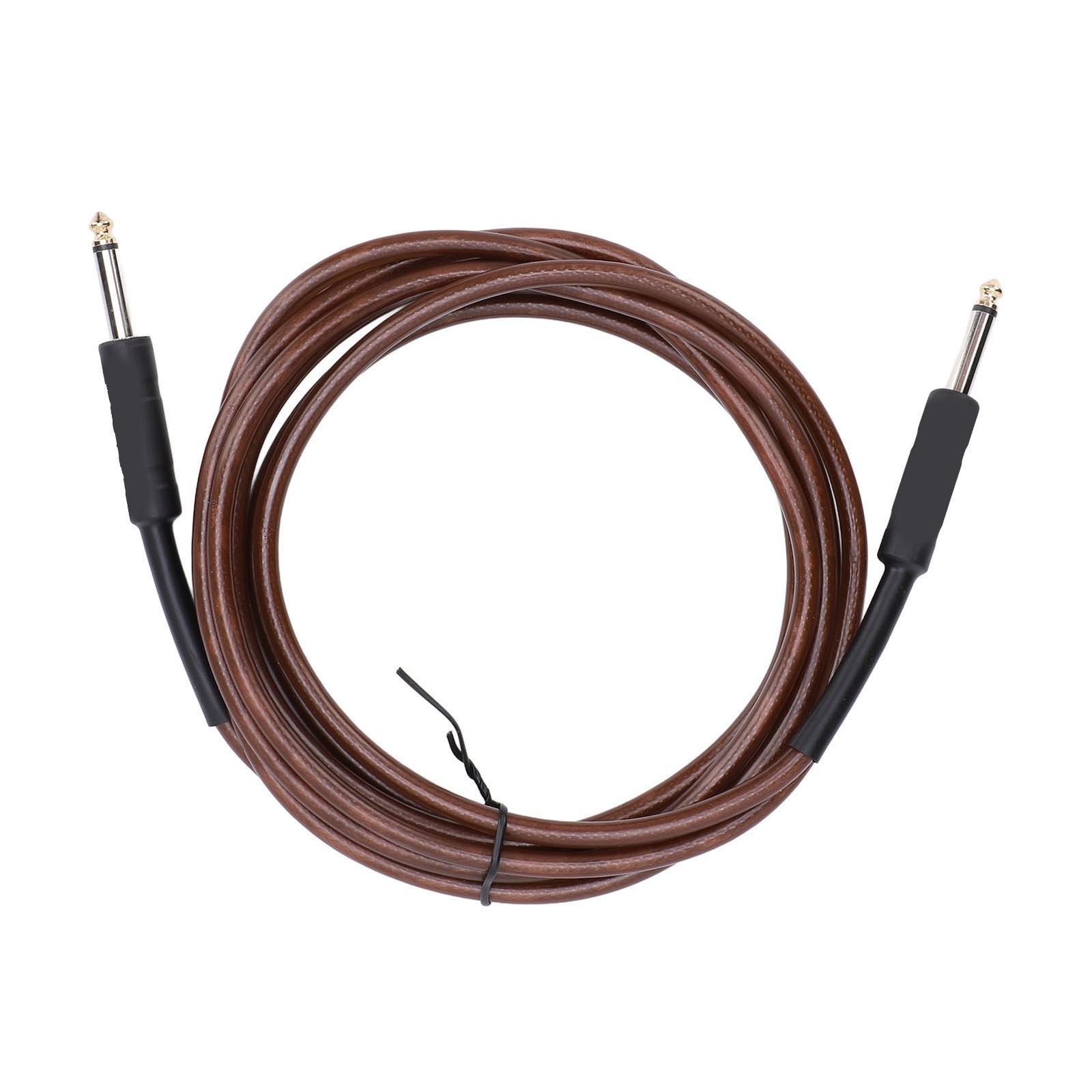 Guitar Cable 6.35mm Male To Male Noise Reduction Coaxial Instrument Cord