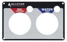 Allstar Performance Repl 2 Gauge Panel OP/WT ALL80125