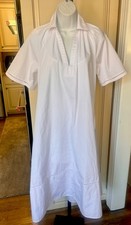 Madewell NEW NWT Womens XS Ivory White Maxi Dress with under slip