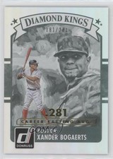 2016 Panini Donruss Diamond Kings Stat Line Career /281 Xander Bogaerts #4 0j6