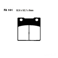 Bremsbelag BremsbeläGe EBC FA161HH Hinten FüR Kawasaki ZXR 400 H Bj. 1989-1990