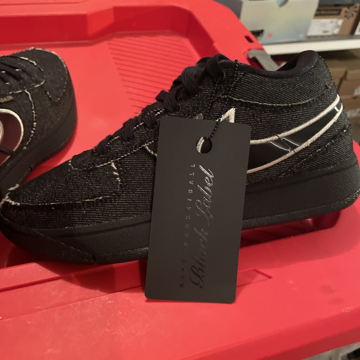 Nike Book 1 Black Label Pack M 4.5/WMS 6 IB3862-001 Denim Vintage