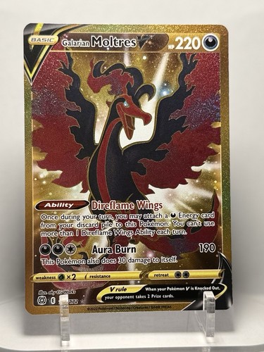 Galarian Moltres V 183/172 (Secret) Swsh09: Brilliant Stars - Pokemon TCG ENG LP