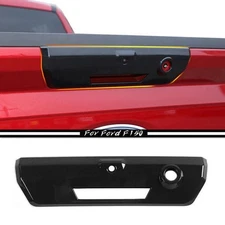 For 2021-2023 Ford F150 F-150 Black Rear Tailgate Door Handle Cover Trim Bezels