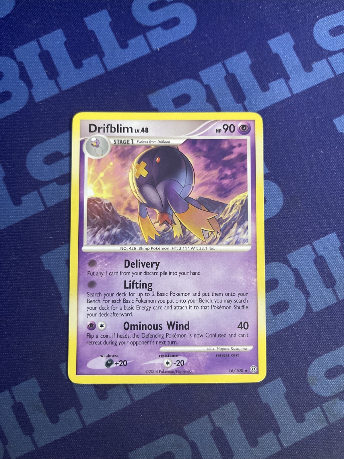 Pokemon Drifblim 16/100 Stormfront LP