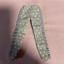 "Barbie" Mattel Lt. Niebieskie Z Gwiazdkami i Ruffles Dżinsy/spodnie