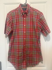 Polo Ralph Lauren Men's SS Button Front Shirt Size Small - Classic Fit