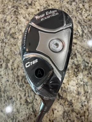 NEW Tour Edge Exotics C722 23° 5 Hybrid Fujikura Ventus Blue 6A Senior Headcover