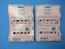 the vintage cosmetic company sectioning hair clips 4 pack, hair styling, x2
