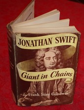 Jonathan Swift Giant In Chains by Goodwin 1940 biography Irish priest imprisoned